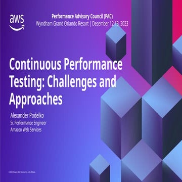 Continuous Performance Testing: Challenges and Approaches