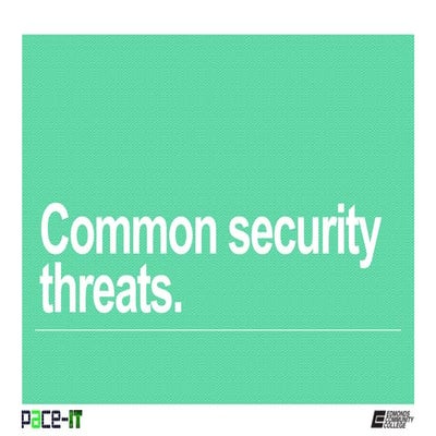 Pace IT - Common Security Threats