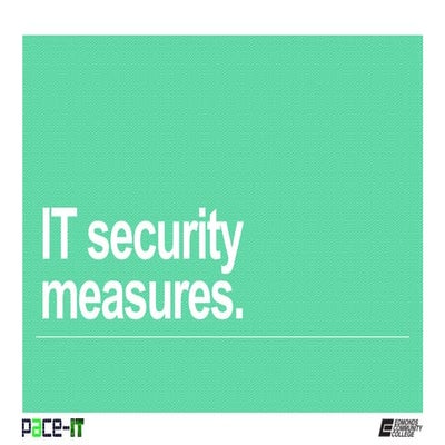 PACE-IT: IT Security Measures