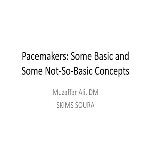 Pacemakers