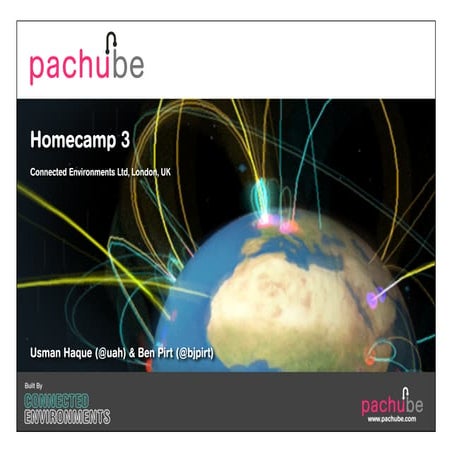Pachube @ Homecamp 3 (Dec 2010) | PPT