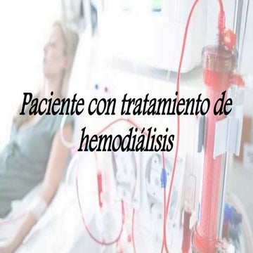 Paciente con hemodiálisis