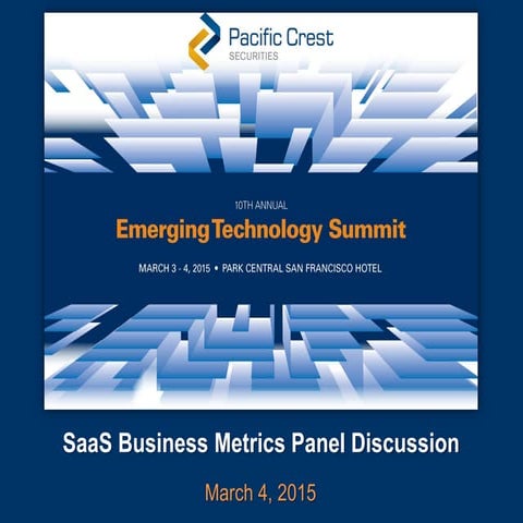 Pacific crest-ets-2015-saa s-business-metrics-panel-discussion1