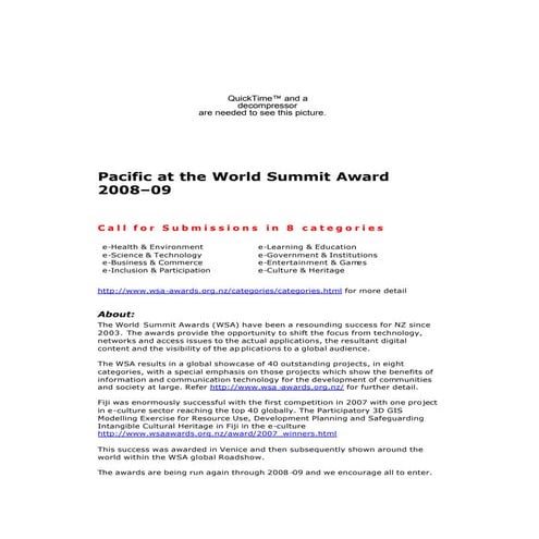 PacINET2008 World Summit Awards by Jan Bieringa
