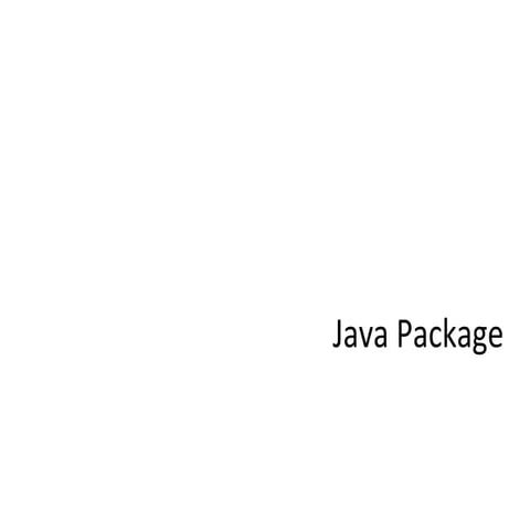 Package in java | PPT