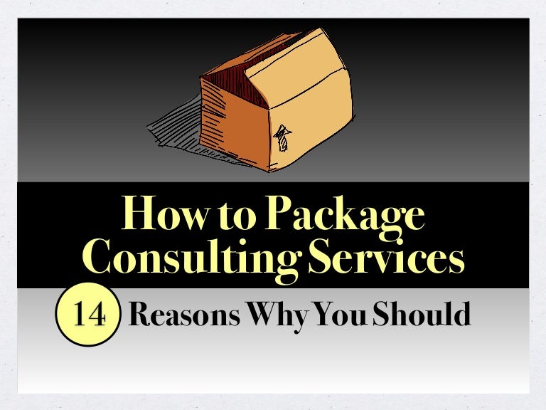 How To Market Business Consulting Services Through Packaging