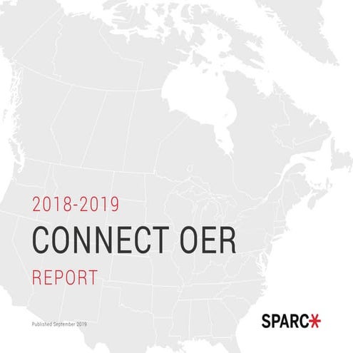 Connect OER Annual Report, 2018-2019