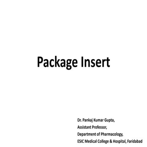 Package Insert