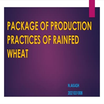 PACKAGE OF PRODUCTION PRACTICES OF RAINFED WHEAT.pptx