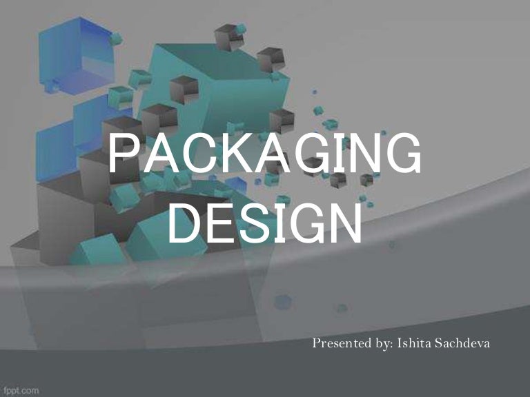 Packaging design ppt