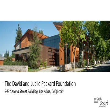 Packard Foundation Green Headquarters