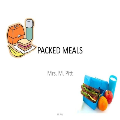 Packed meals