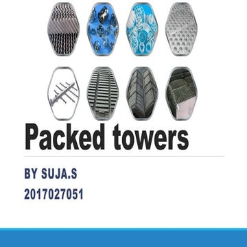 Packed towers