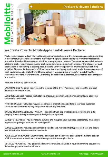 Packers & Movers Solutions