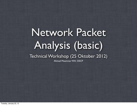 Packet analysis (Basic)