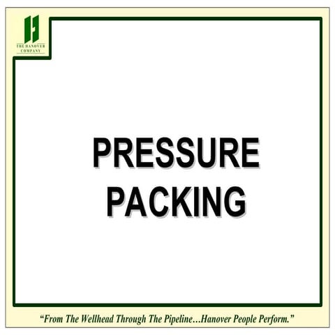 Comprehensive Guide to Packing Assemblies and Pressure Sealing in ...