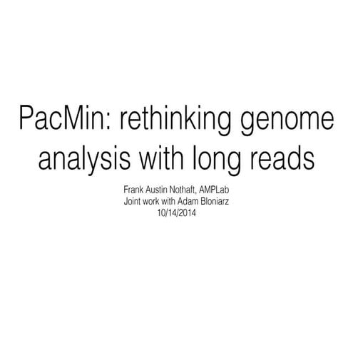 PacMin @ AMPLab All-Hands