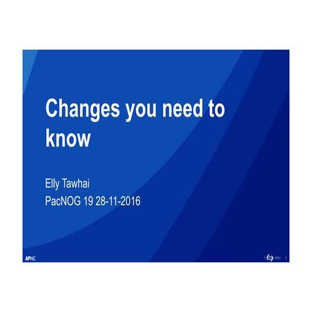 Internet Resource changes you need to know