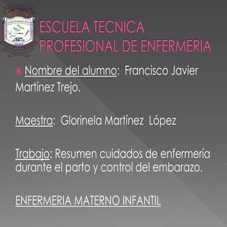 cuidados de enfermería durante el p...