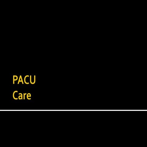 Pacu care