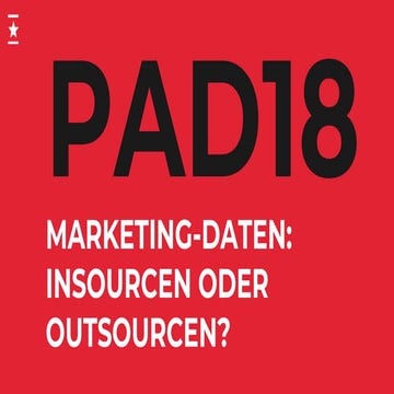 Marketing-Daten: Insourcen oder Outsourcen?