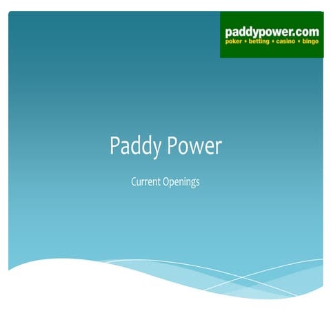 Paddy Power Open Roles