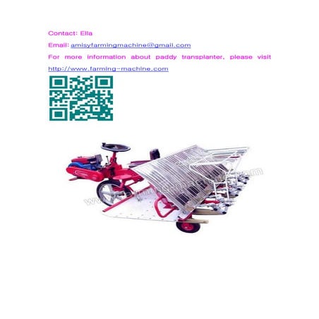 Paddy transplanter