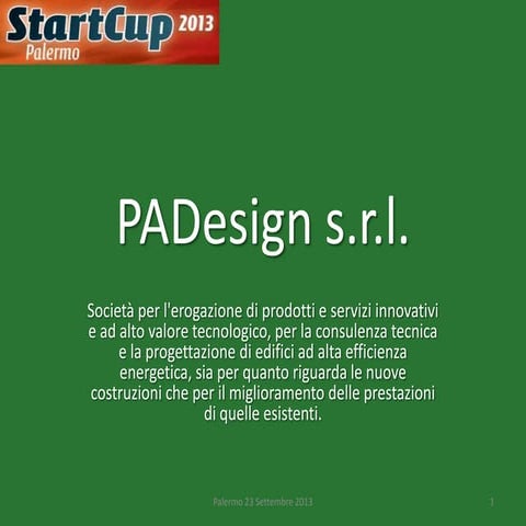 SCP13 - Elevator pitch di PaDesign