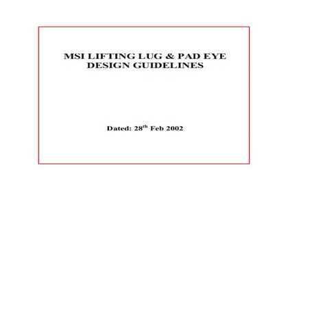 Pad+eye+design lifting+lug+standart