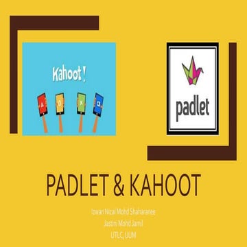 Padlet and Kahoot