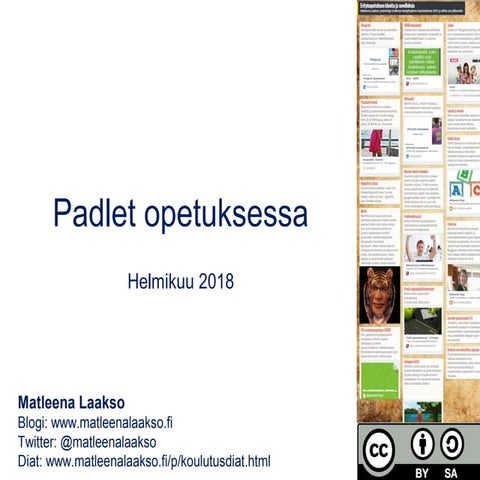 Padlet opetuksessa (KATSO KUVAUKSESTA UUDEN VERSION LINKKI)