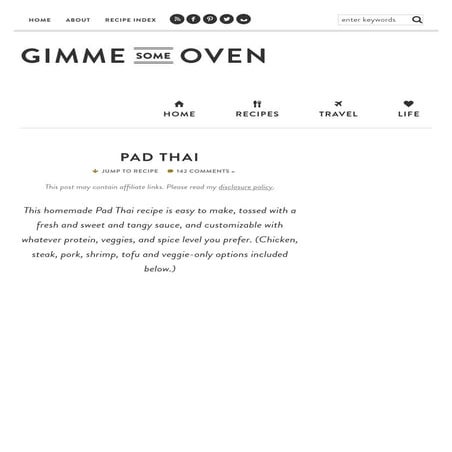 Pad thai   gimme some oven