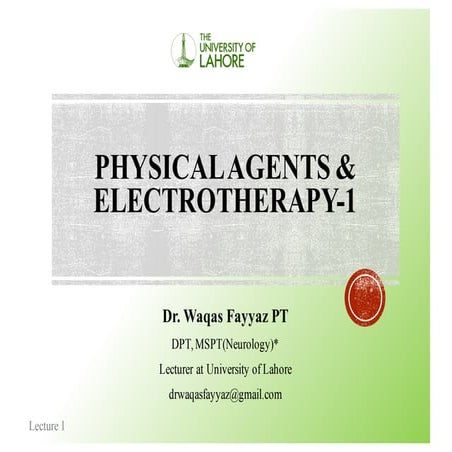 introduction to Electrotherapy