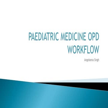 Paediatric medicine opd workflow(1)