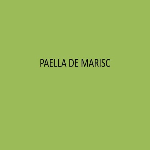 Paella de marisc