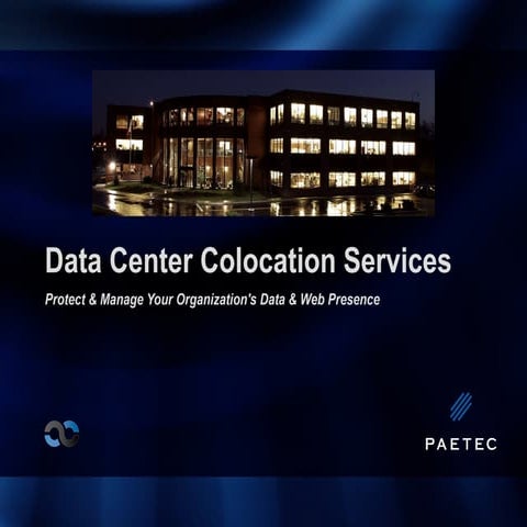 Paetec Data Center Colocation Presentation