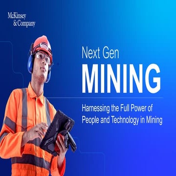 NEXT GEN MINING BY MCKINSEY & COMPANY PERUMIN