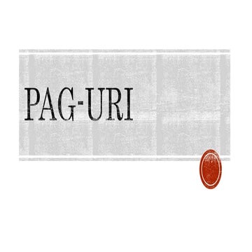 Pag uri
