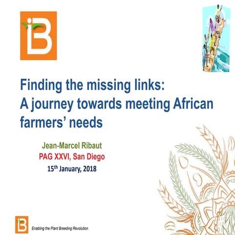 Our PAG XXVI Presentations: Finding the missing links: A journey towards meet...