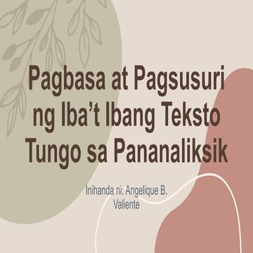 Pagbasa at Pagsusuri ng Iba’t Ibang Teksto Tungo week5.pptx