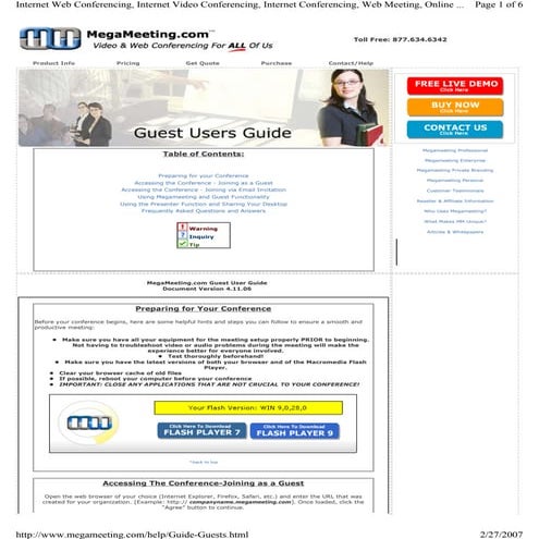 Evaluating web conference_tools | PDF