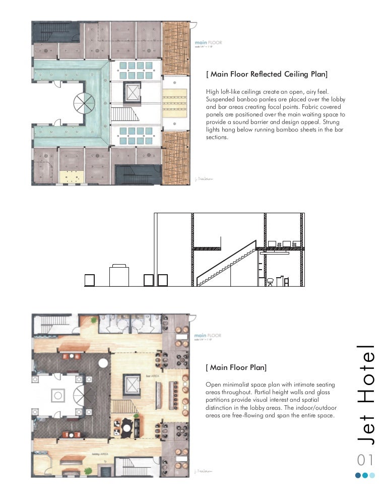 Space Planning Rendering Reflected Ceiling Plan