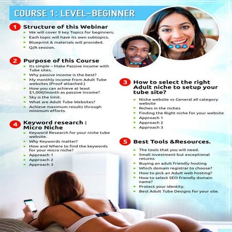 Adent.io - Adult Tube Master Class Program - Course 1 Blueprint