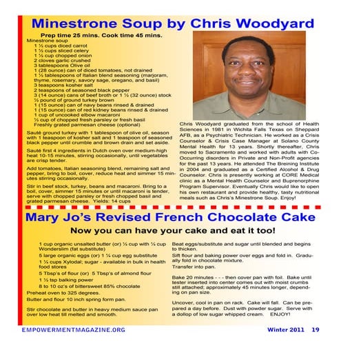 Page 19    winter issue of empowerment magazine