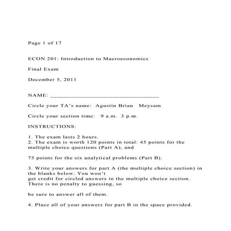Eco 372 final exam | DOC