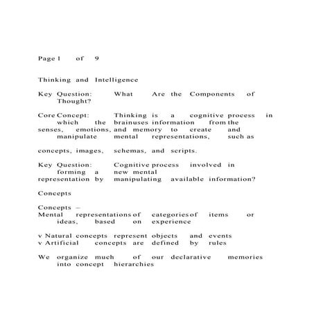 Psychology 101 Chapter 7 Intelligence | PPT