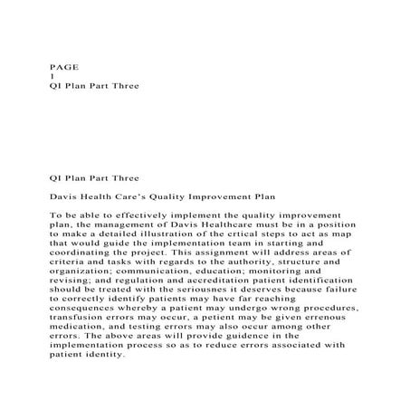 Quality Improvement in the Emergency Department | PDF