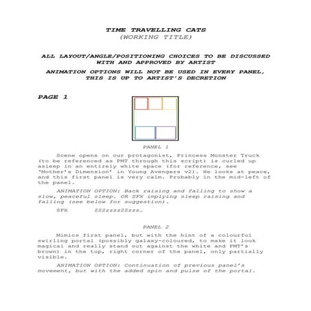 Page 1 Script Example