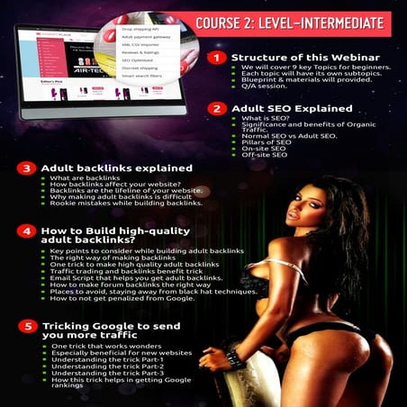 Adent.io - Adult Tube Master Class Program - Course 2 Blueprint 