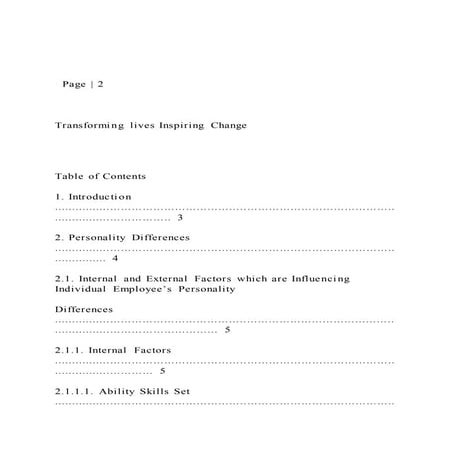 Page 2 Transforming lives Inspiring Change | PDF